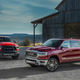 Two trims of the 2019 Ram 1500, the Rebel and Limited.